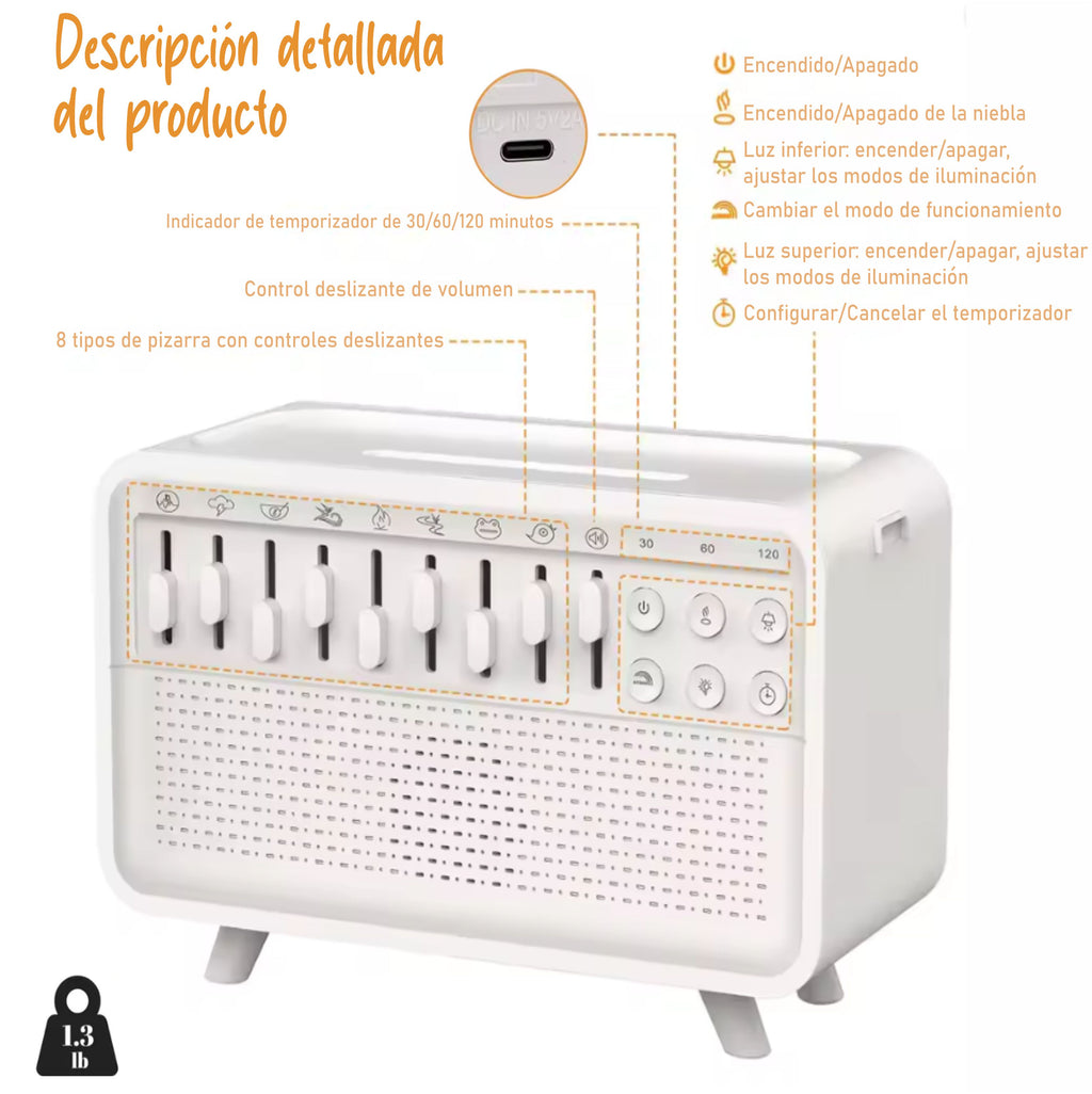 Humidificador 4 en 1