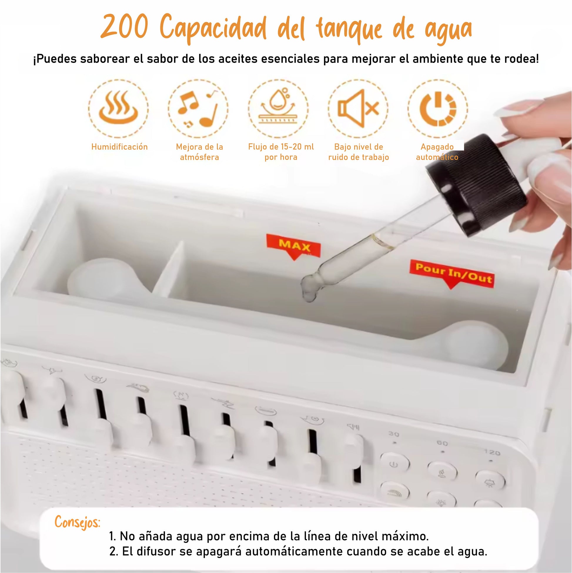 Humidificador 4 en 1